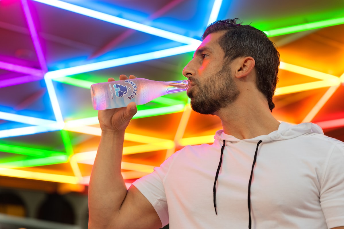 Man enjoying healthy nutrition for peak energy